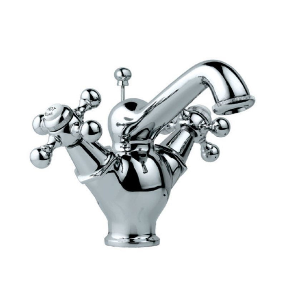 Jaquar Queen’s Central Hole Basin Mixer with popup waste QQT-CHR-7169B-Basin Mixer-dealsplant