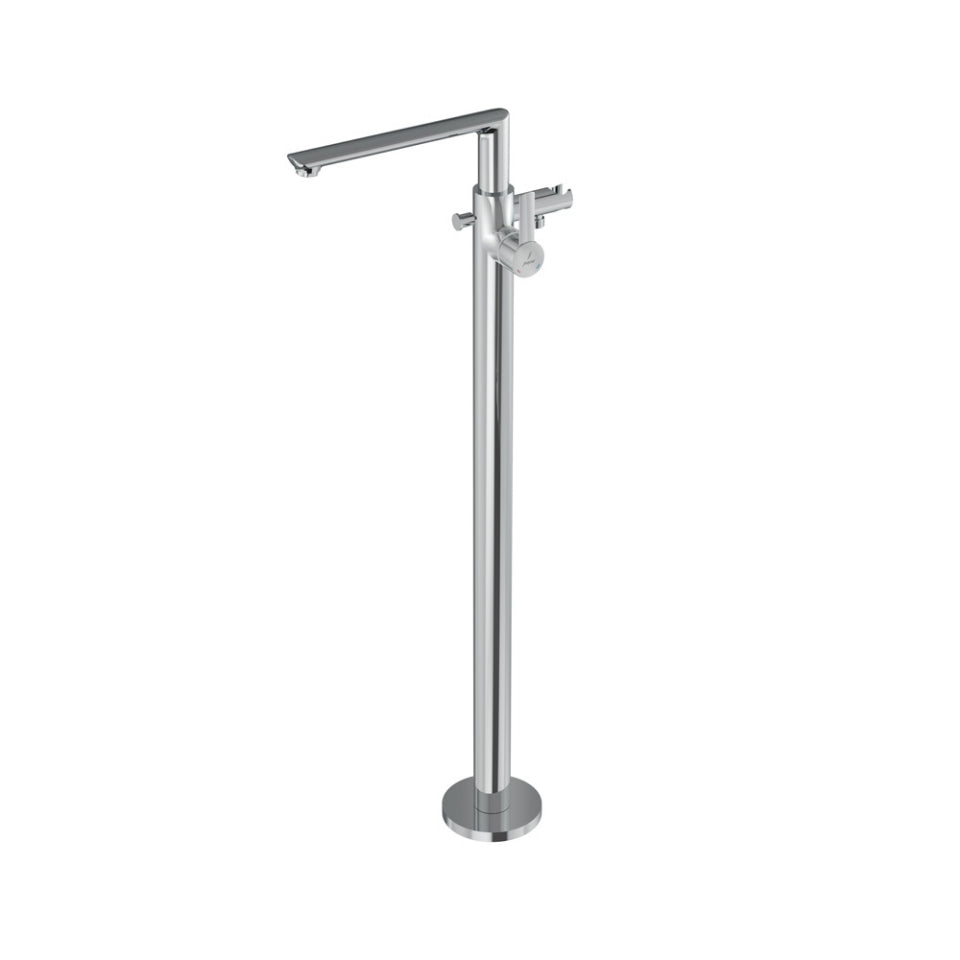 Jaquar Fusion Prime Exposed Parts of Floor Mounted Single Lever Bath Mixer - Chrome FUP-CHR-29121KPM-Single Lever Basin Mixer-dealsplant
