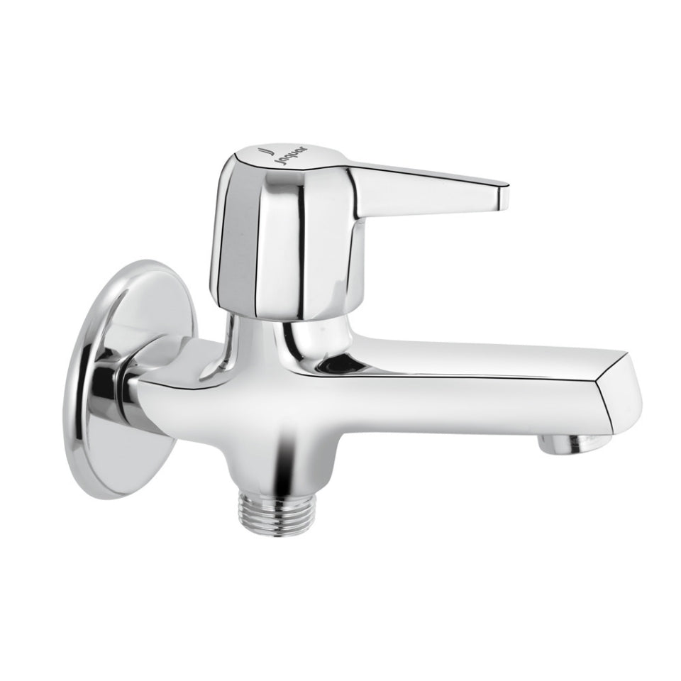 Jaquar Continental Prime 2-way Bib Cock with Wall Flange COP-CHR-041NPM-Single Lever Basin Mixer-dealsplant