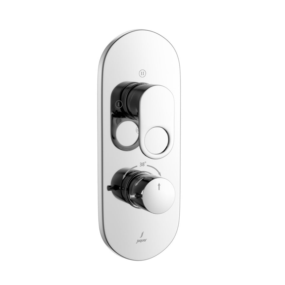 Jaquar Ornamix Prime AQUAMAX EXPOSED PART KIT OF THERMOSTATIC SHOWER MIXER - CHROME ORP-CHR-10683NKPM-Concealed Stop Cock & Flush Cock-dealsplant