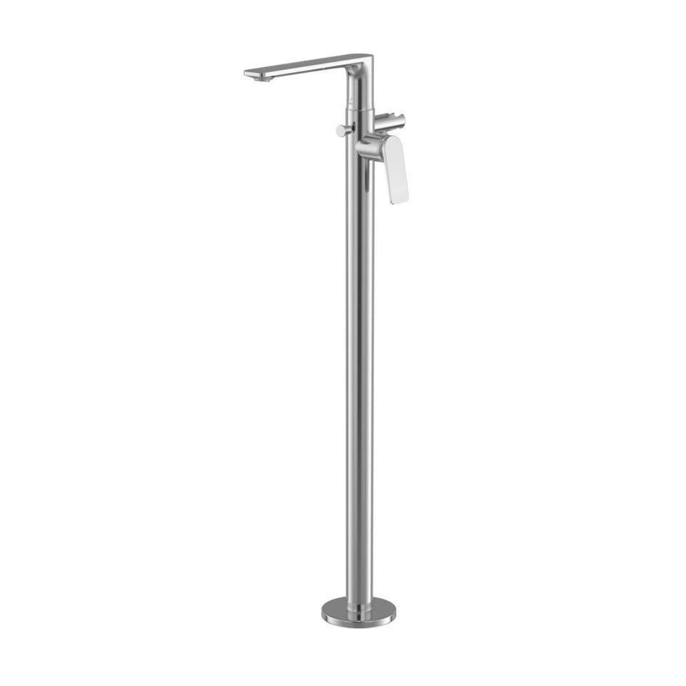 Jaquar Laguna Exposed Parts of Floor Mounted Single Lever Bath Mixer - Chrome LAG-CHR-91121K-Bib Cock-dealsplant
