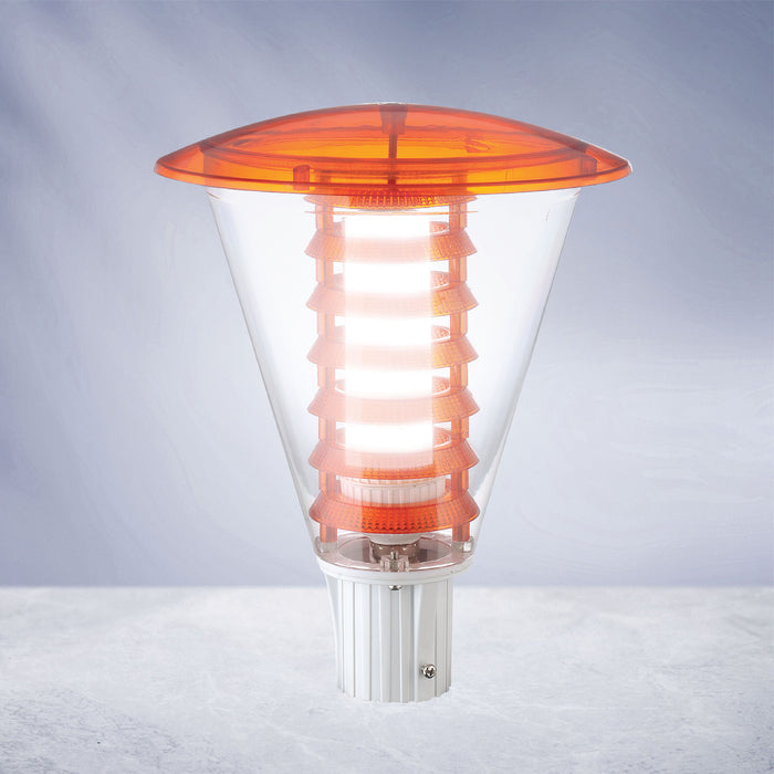 INVENTAA Big Olivia LED Gate Light 18W For Outdoor Gate Pillars With 1 Year Free Bulb Replacement Warranty-dealsplant