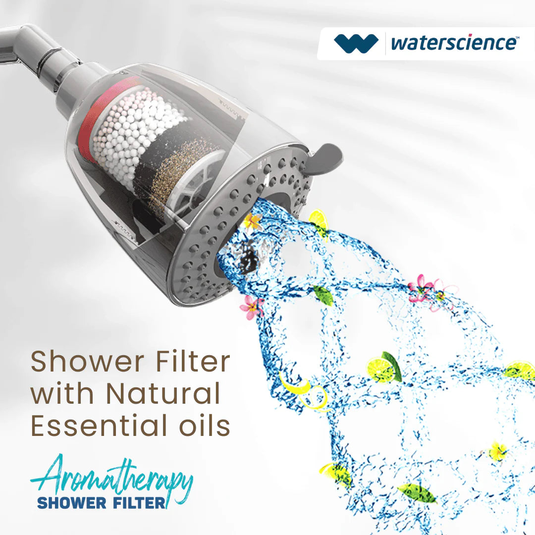 WaterScience Aroma Therapy Shower Filter-bathroom accessories-dealsplant