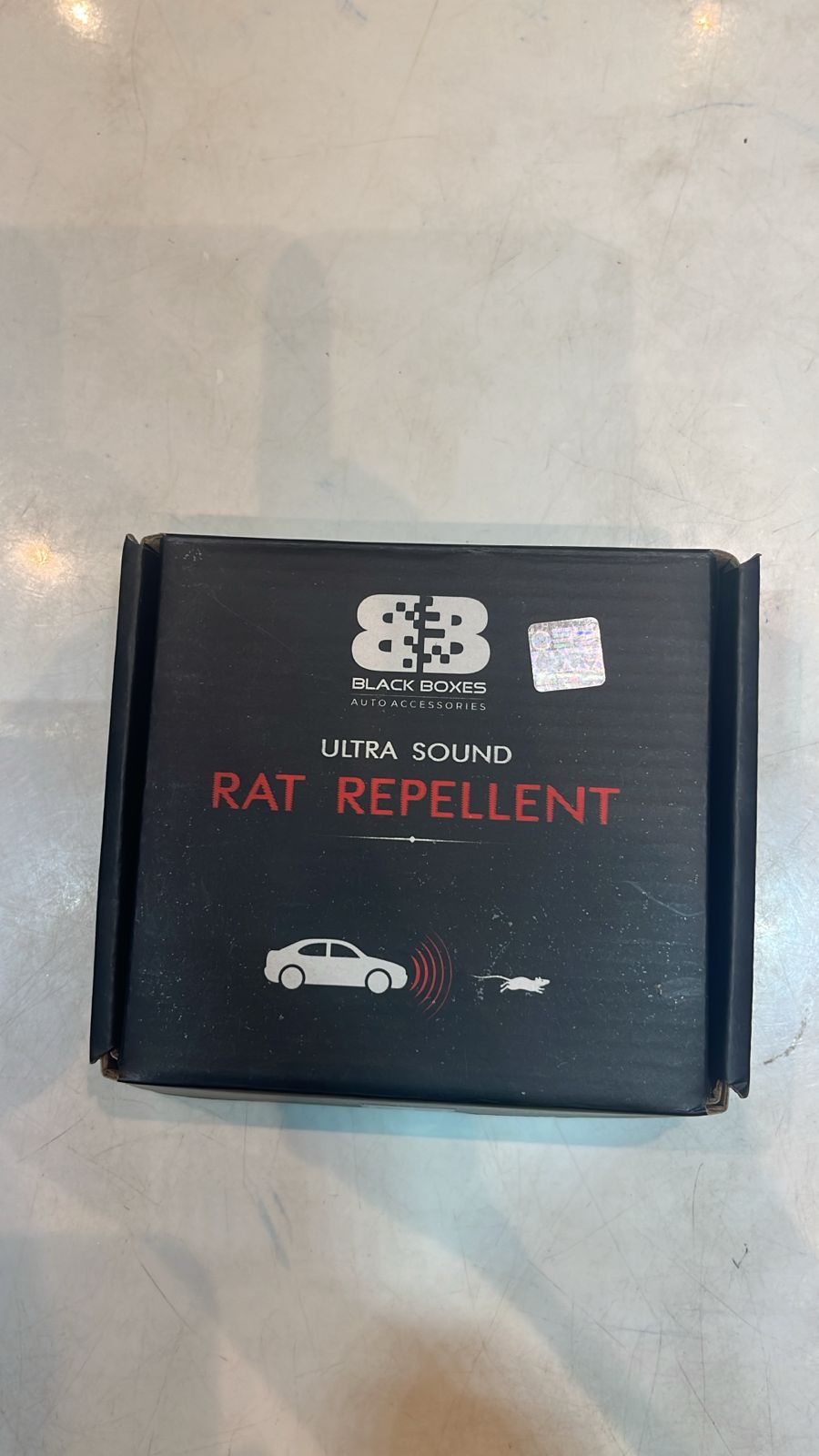 Rodent repellent Rat attack Black Box with light and vibration sensor-car protection-dealsplant