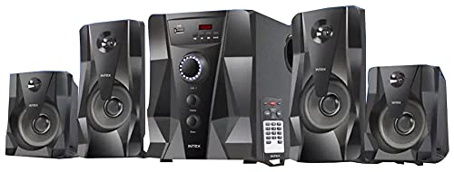 Intex 4.1 Crystal FMUB Multimedia Speaker with Bluetooth/AUX/USB/FM-Multi-Media Speaker-dealsplant