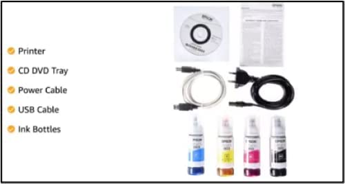 Epson Ecotank L3250 A4 Wi-Fi All-in-One Ink Tank Colour Printer Ink, Black-Laptops & Computer Peripherals-dealsplant