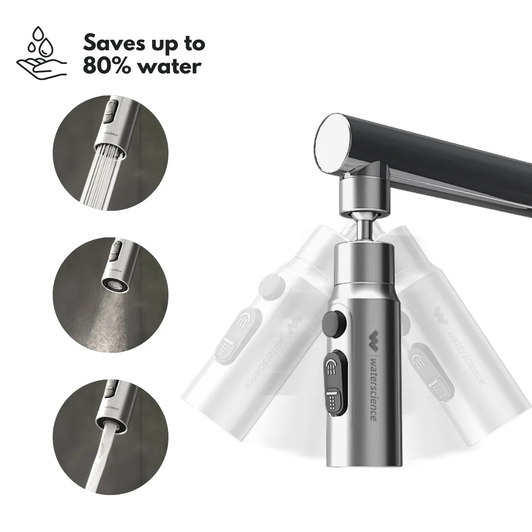 WaterScience AERA Water Saving Nozzle for Taps / Aerator Compact-bathroom accessories-dealsplant