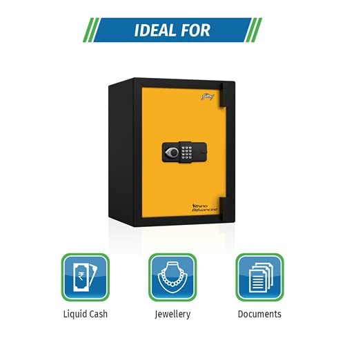 Godrej Security Solutions Godrej Rhino Advance Digital Gold 55 L Digital Home Locker-Safe Locker-dealsplant
