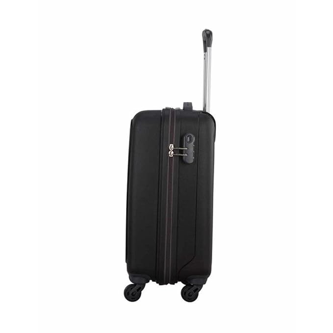 VIP Polypropylene Salsa Strolly 55 360 Degree Hard Luggage (S22VIPSALSA8057002, Black, 55)-TROLLEY-dealsplant