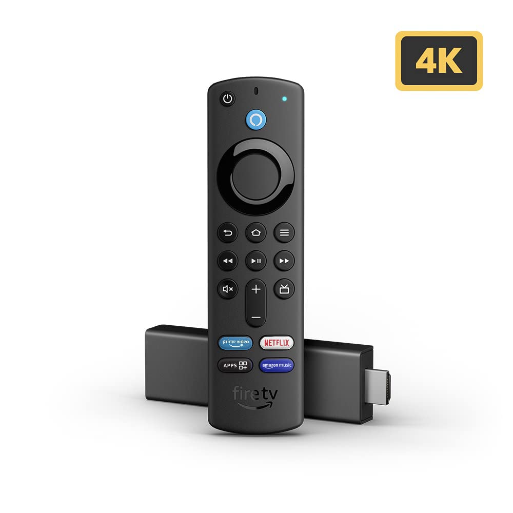 Amazon Fire TV Stick 4K with all-new Alexa Voice Remote (includes TV and app controls), Dolby Vision-Media Streaming Device-dealsplant