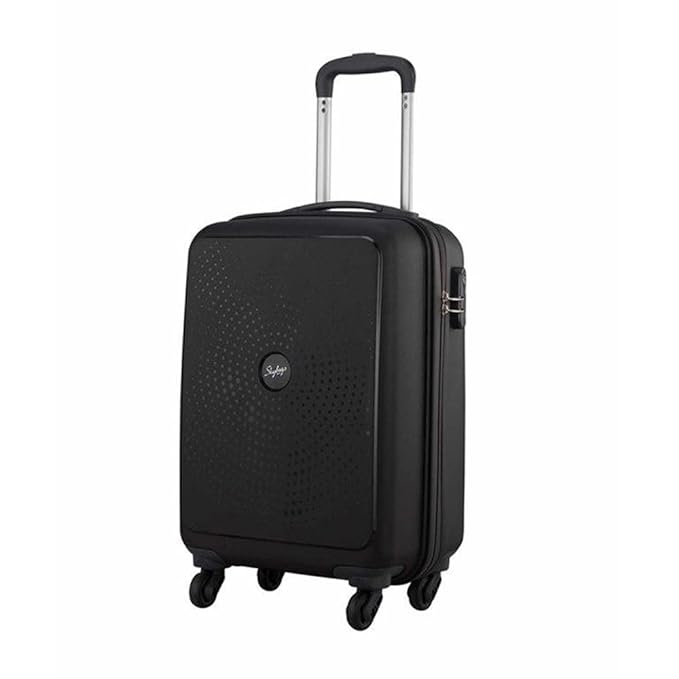 VIP Polypropylene Salsa Strolly 55 360 Degree Hard Luggage (S22VIPSALSA8057002, Black, 55)-TROLLEY-dealsplant