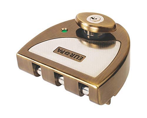 Europa Parma V321AB/SN High Security Main Door Lock with 3 Vertical Interlocking Dead Bolts Dimple Key-Wardrobe Lock-dealsplant