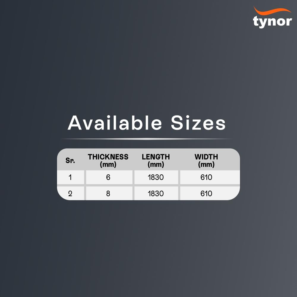 Tynor Life Yoga Mat TPE Non-Slip Eco-Friendly Exercise & Fitness Mat