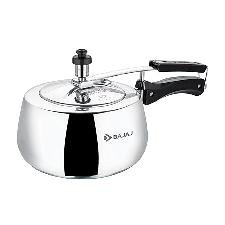 Bajaj PCX 63D, 5 ltr, Aluminium Handi Pressure Cooker with Induction Base-dinning-dealsplant