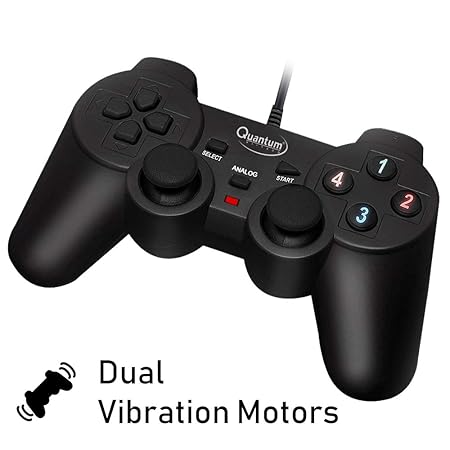 Quantum QHM7468 USB Gamepad with Dual Vibration-Gamepad-dealsplant