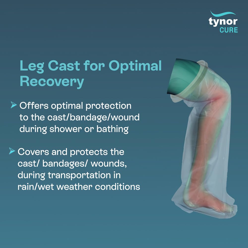TYNOR Cast Cover Leg, White, Universal Size, 1 Unit c-16-dealsplant