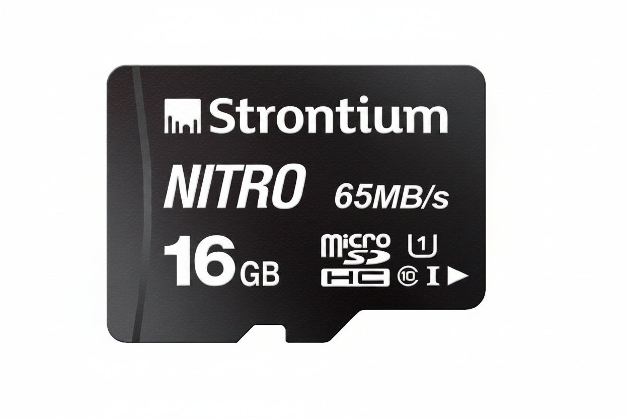 Strontium Nitro 16GB microSDHC UHS-I 85MB/s Memory Card-Memory Cards-dealsplant
