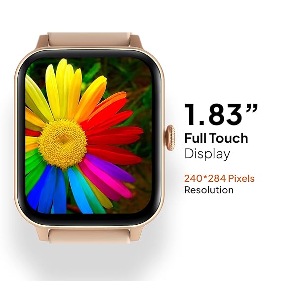 Fire-Boltt Falcon 1.83" Bluetooth Calling Smartwatch, 100+ Sports Modes, Built in Mic & Speaker, IP67 Rating Water Resistant-SMART WATCH-dealsplant