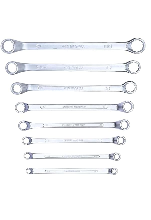 Taparia 1812 6x7 mm to 30x32 mm 12pc Ring Spanner Set-Ring Spanner-dealsplant