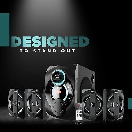 Intex 4.1 Star FMUB Multi-Media Speaker-Multi-Media Speaker-dealsplant