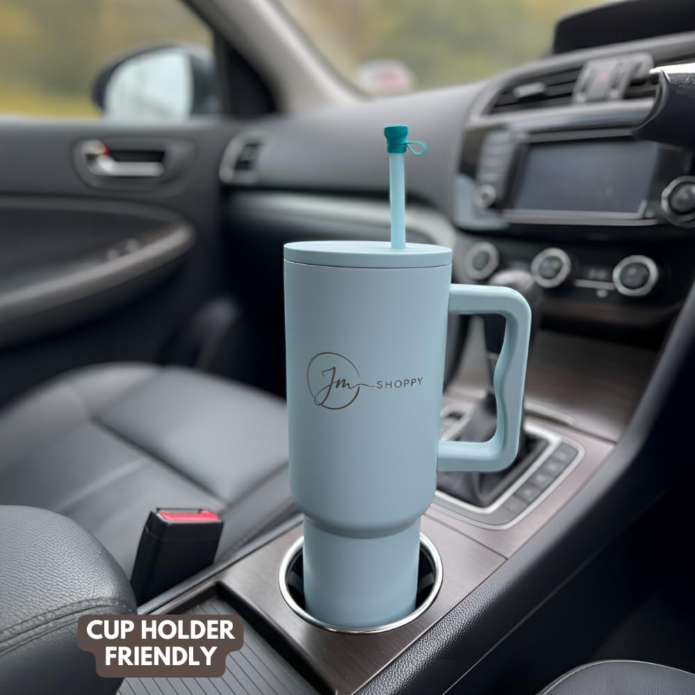 Jm SHOPPY Stainless Steel Vacuum Insulated Tumbler with Lid and Straw for Water-1200 ml-flask-dealsplant