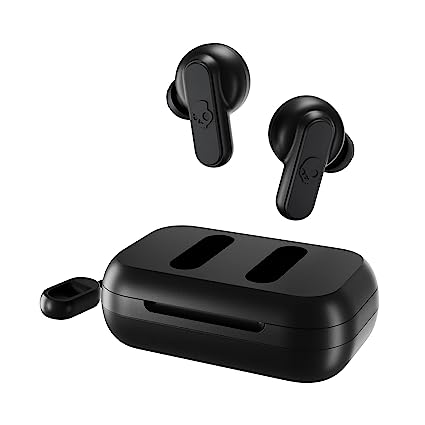 Skullcandy Dime 2 in-Ear True Wireless Earbuds with Mic (Black)-air pod-dealsplant