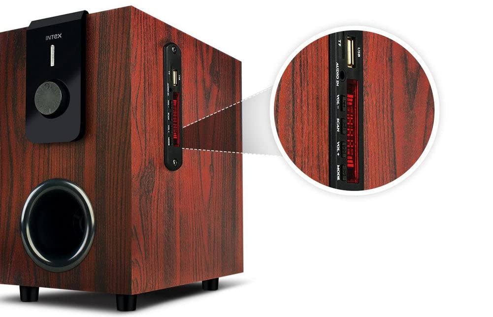 Intex Choral TUFB 4.1 CH 60W Bluetooth Home Theatre Speakers-Multi-Media Speaker-dealsplant