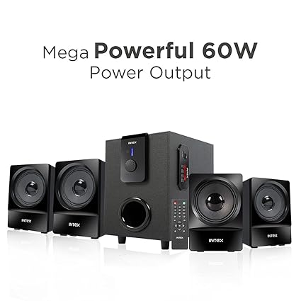 Intex IT-Cloud TUFB 4.1 Subwoofer Multimedia Speaker with Bluetooth/USB/FM/AUX Vocal/Local-Multi-Media Speaker-dealsplant