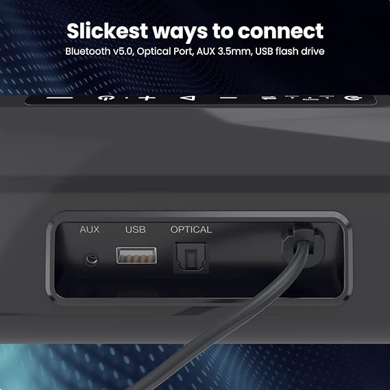 Portronics Sound Slick 6 60W BT Wireless Soundbar-Wireless soundbar-dealsplant