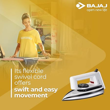 Bajaj Stainless Steel Popular Light Weight 1000W Dry Iron-dry iron-dealsplant