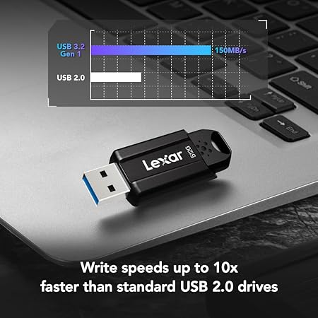 Lexar Jump Drive S80 USB 3.1 Flash Drive 2 Years Warranty - Black-PENDRIVE-dealsplant