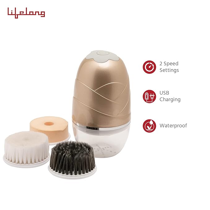 Lifelong LLM720 Rechargeable Face Cleaning Massager-massager-dealsplant