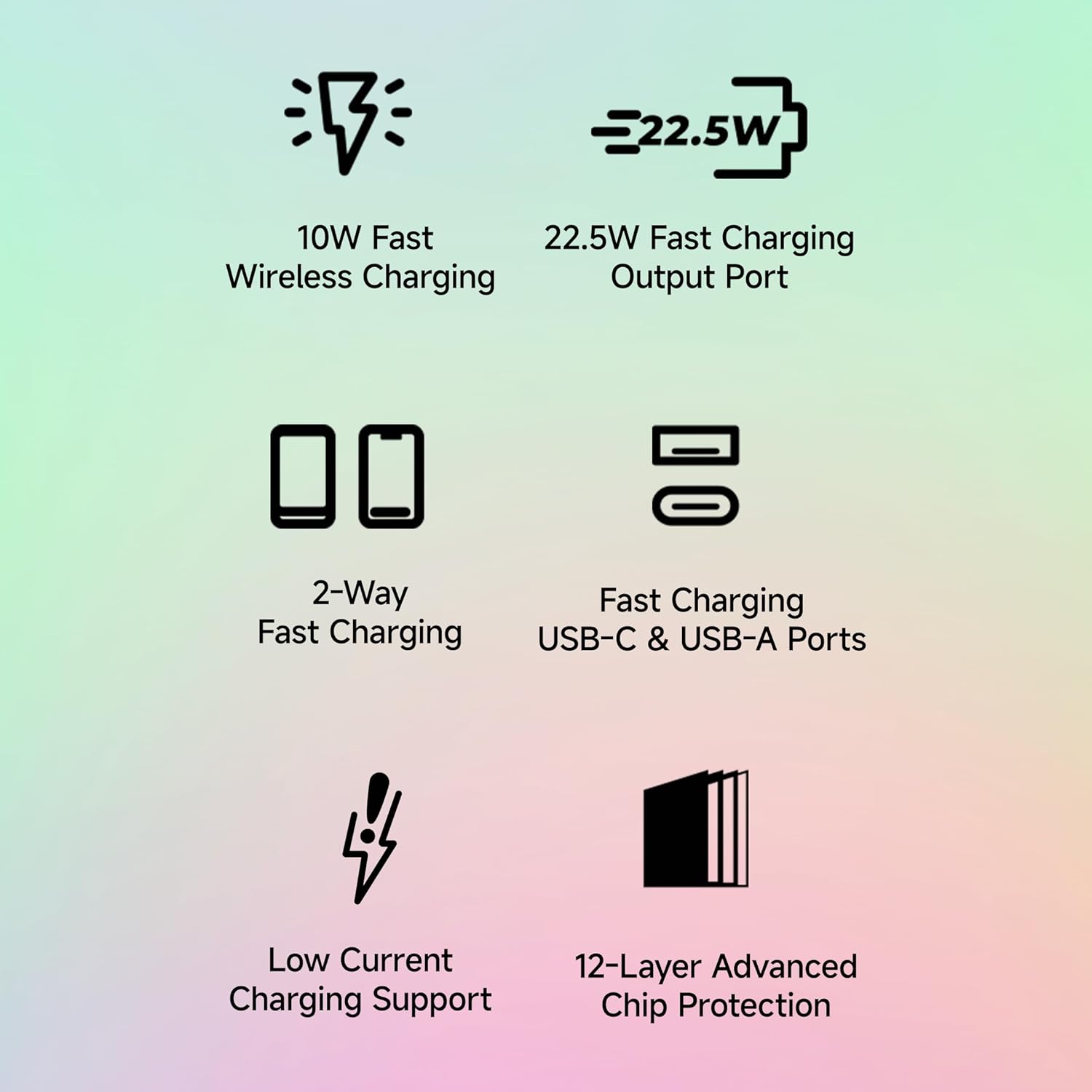 Xiaomi Wireless Power Bank 10000mAh 22.5W Fast Charging (USB-A) 10W Wireless Charging Two-Way Fast Charging-power bank-dealsplant
