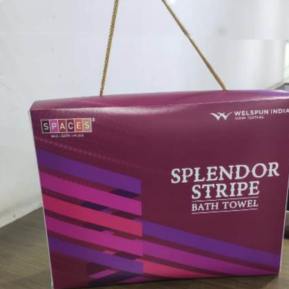 WELSPUN - SPLENDOR STRIPE BATH TOWEL-Health & Personal Care-dealsplant