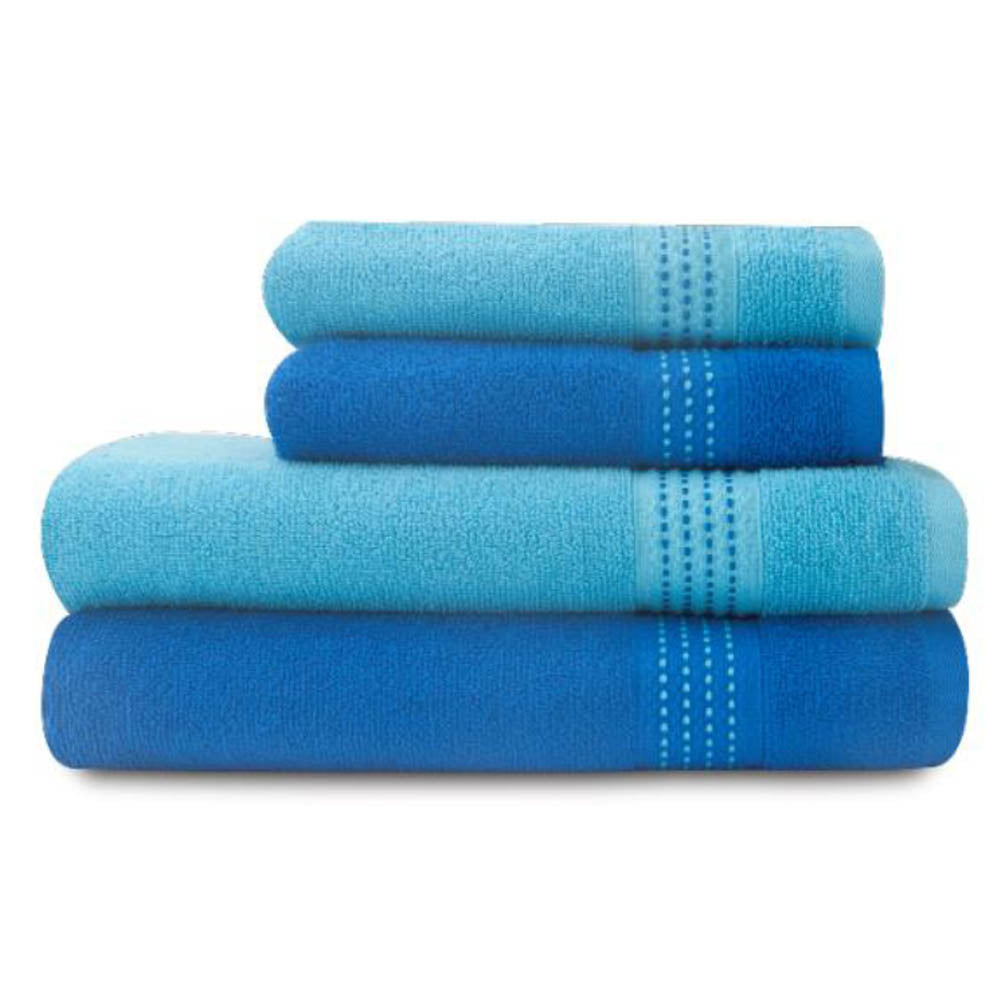 WELSPUN - BATH CARNIVAL SET OF 4-Health & Personal Care-dealsplant