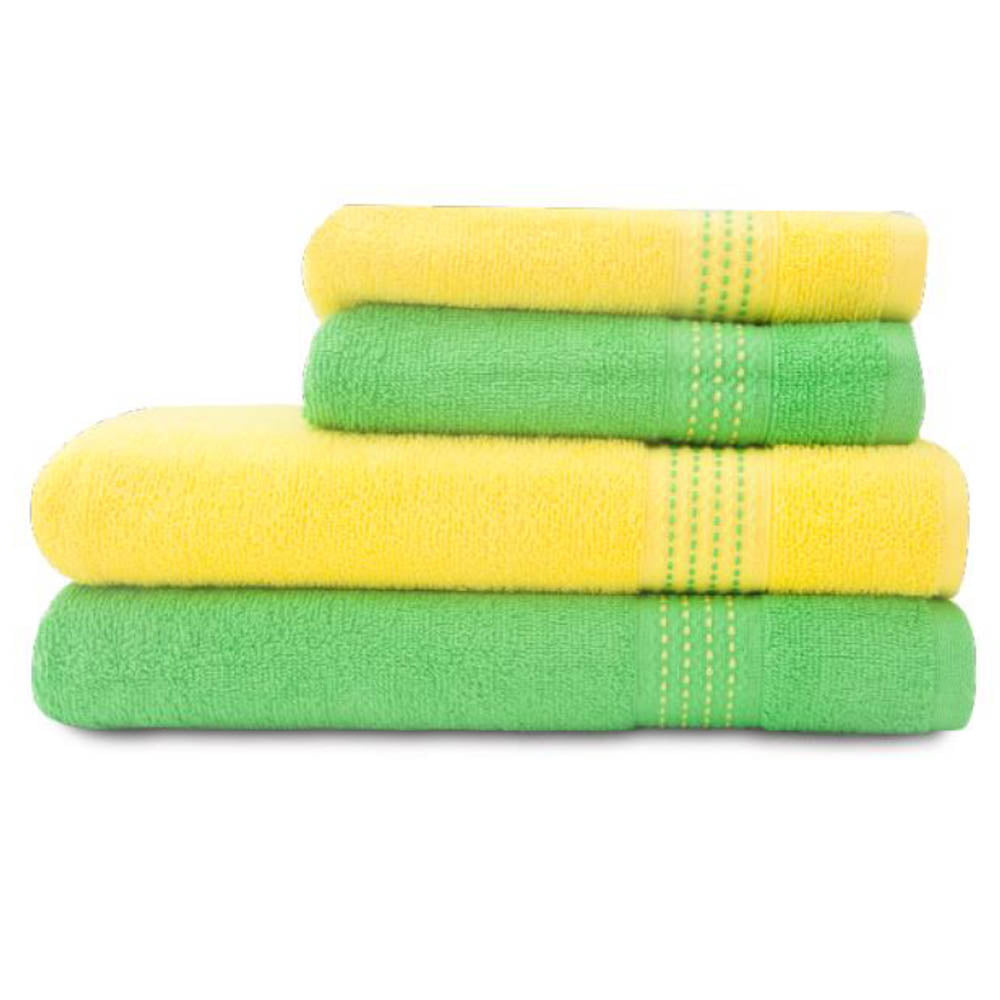 WELSPUN - BATH CARNIVAL SET OF 4-Health & Personal Care-dealsplant