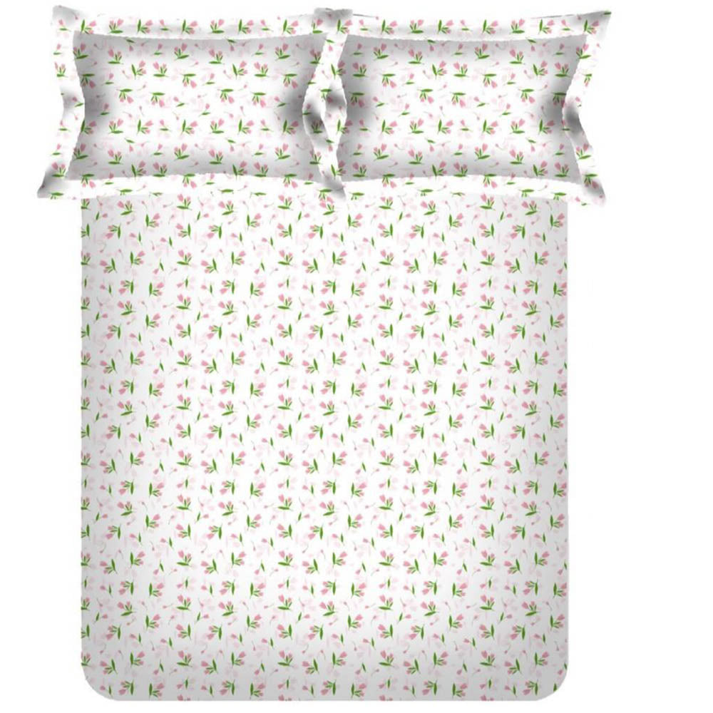 Welspun Courtyard 210 TC Cotton Double Bedsheet with 2 Pillow Covers-Health & Personal Care-dealsplant