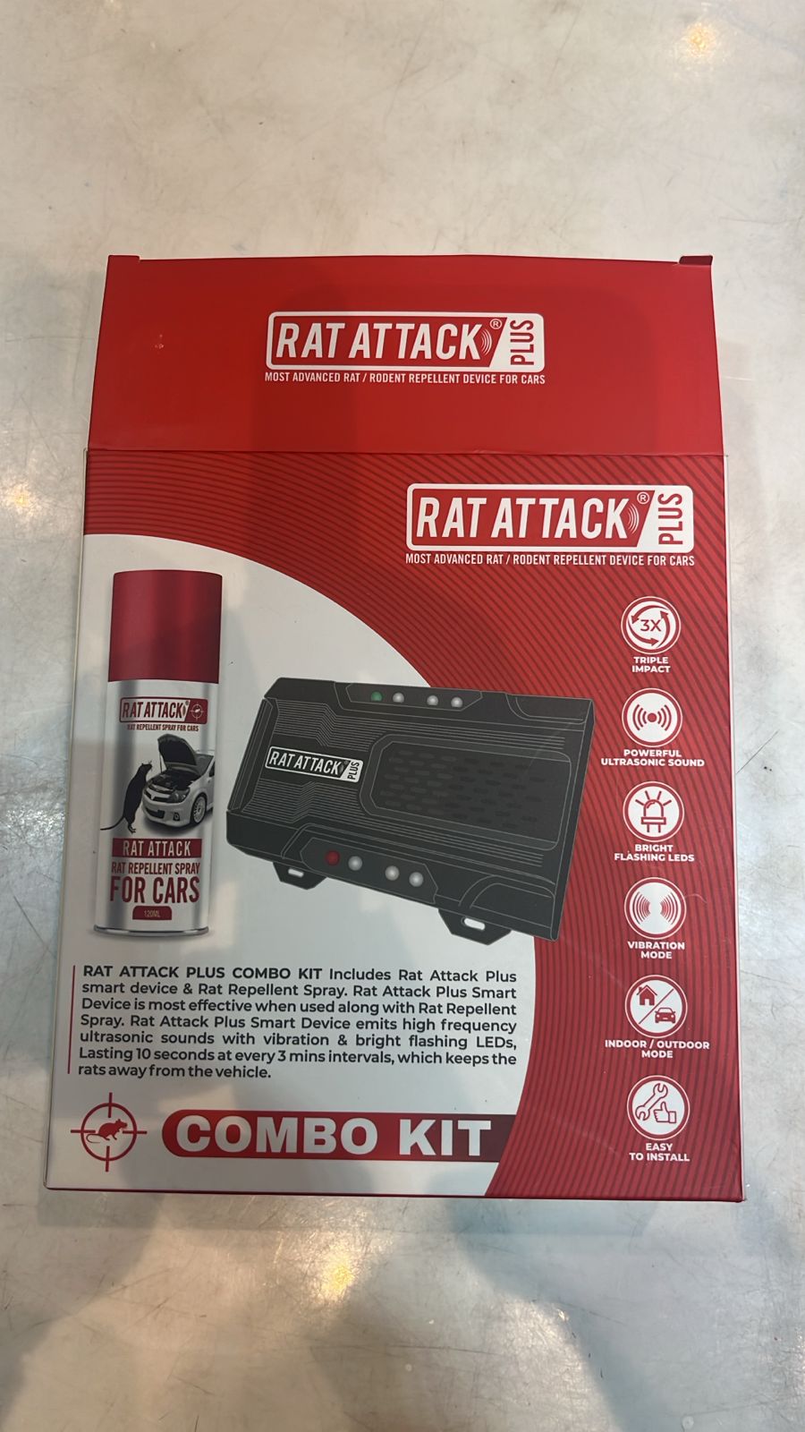 Rat Attack Plus with light and vibration sensor-car protection-dealsplant