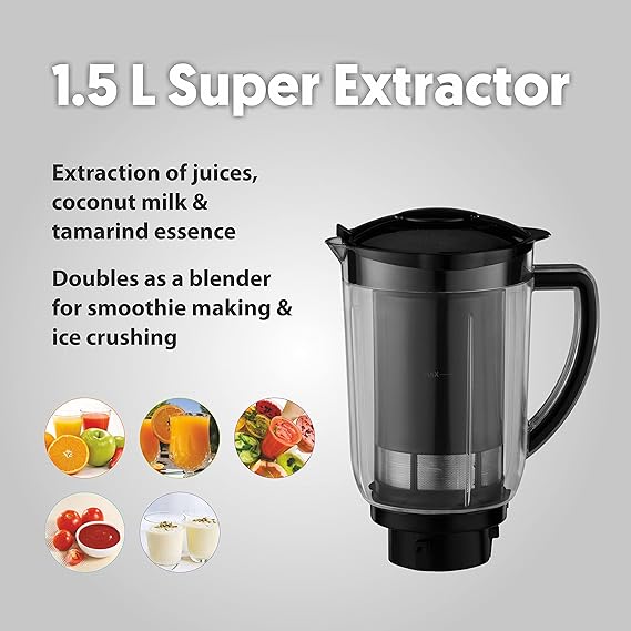 Preethi Crown Plus 4 Jars Mixer Grinder 600W-Mixer Grinder-dealsplant