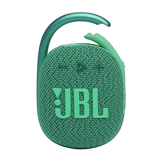 JBL Clip 4 Eco with eco-Friendly Recycled Materials & Packaging, Wireless Portable Bluetooth Speaker, Pro Sound, Integrated Carabiner, Dust & Waterproof, Type C (Without Mic)-Bluetooth Speakers-dealsplant