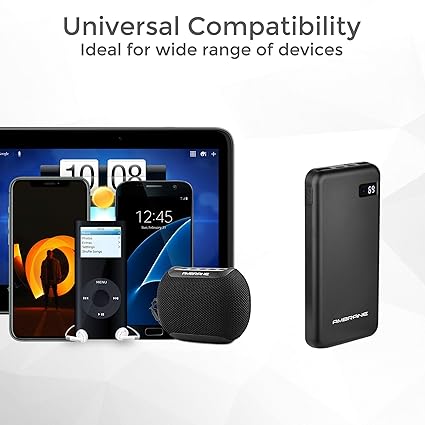 Ambrane India 10000 mAh Wireless Power Bank with QCPD Technology for Fast Charging-Power Bank-dealsplant