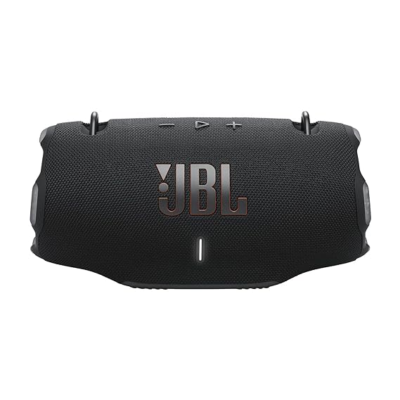 JBL Xtreme 4 Portable Bluetooth Speaker, ProSound with Powerful Bass Radiators, AI Sound Boost, Built-in Powerbank, Multispeaker Connection by Auracast, IP67, Replacable Battery, Fast Charging (Black)-Bluetooth Speakers-dealsplant
