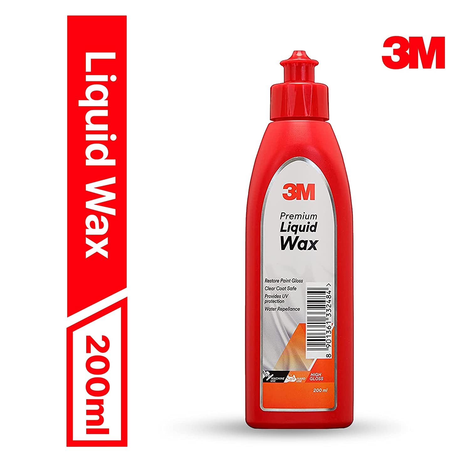 3M Auto Specialty Liquid Wax (200ml) Restores gloss on car paint Water Repellent and UV Protection-Car Accessories-dealsplant