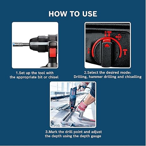 Bosch GBH 2-26DRE 800 W Hammer Drill-Hammer Drill-dealsplant