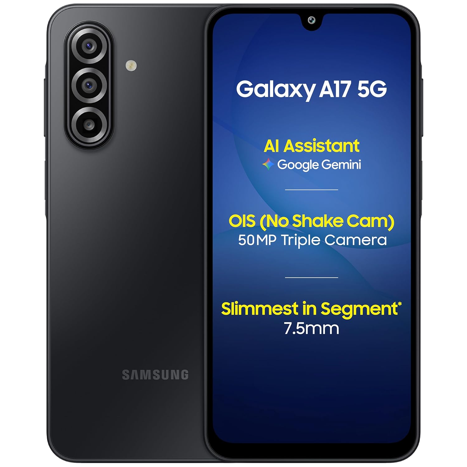 Samsung Galaxy A17 5G Black-Mobile Phones-dealsplant
