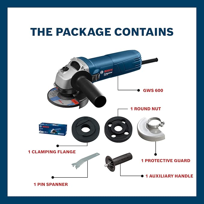 Bosch GWS 600 670 W 4 inch Angle Grinder-Angle Grinder-dealsplant