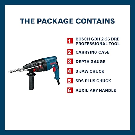 Bosch GBH 2-26DRE 800 W Hammer Drill-Hammer Drill-dealsplant