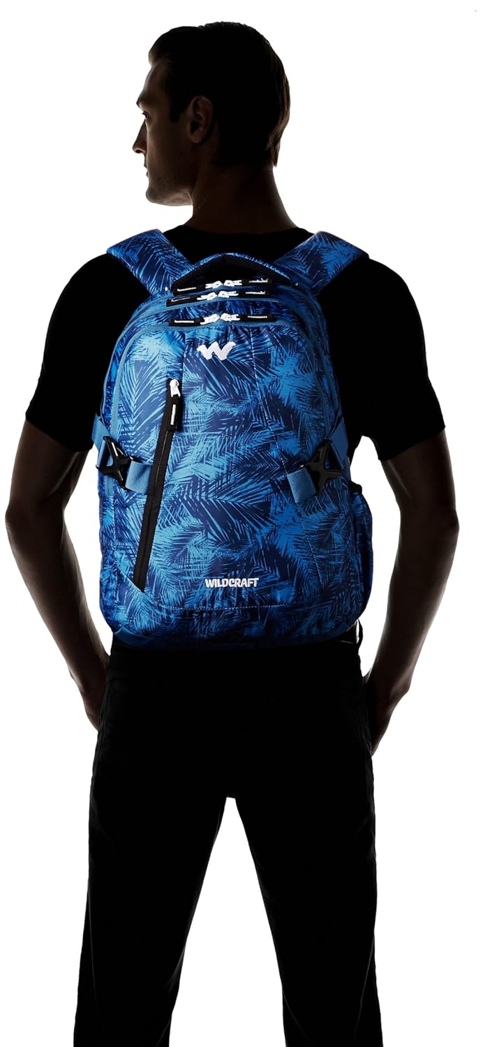 Wildcraft 37 Ltrs Blue Backpack (WC 8 Foliage 5)-softy bags-dealsplant