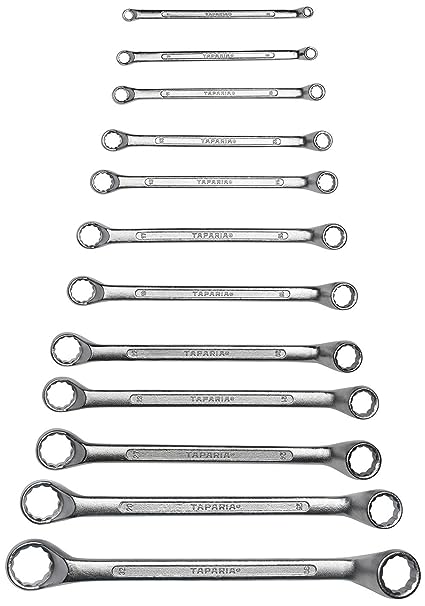 Taparia 1812 6 x 7 mm to 30 x 32 mm Ring Spanner-Ring Spanner-dealsplant
