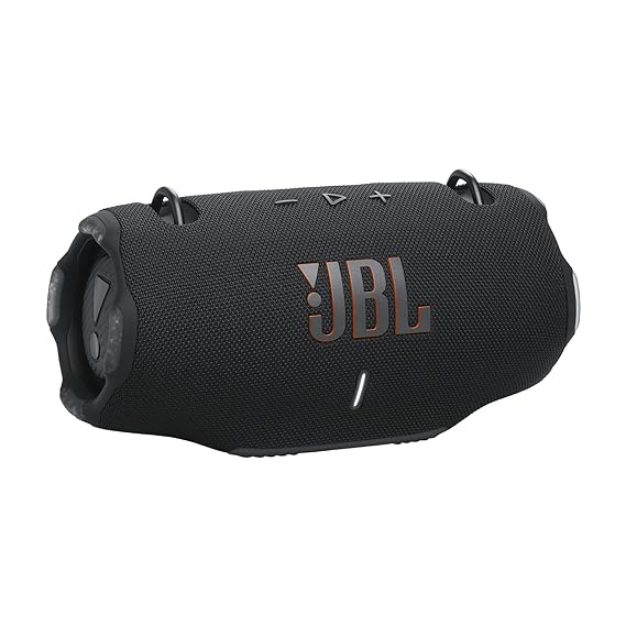 JBL Xtreme 4 Portable Bluetooth Speaker, ProSound with Powerful Bass Radiators, AI Sound Boost, Built-in Powerbank, Multispeaker Connection by Auracast, IP67, Replacable Battery, Fast Charging (Black)-Bluetooth Speakers-dealsplant